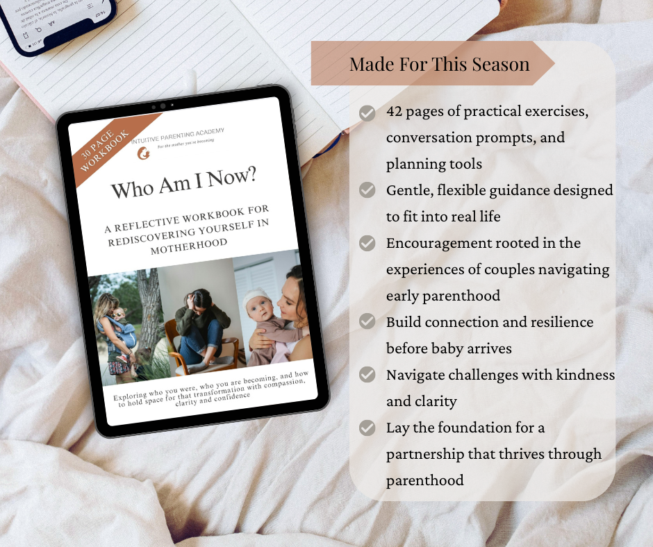 A practical, heart-centered workbook for new parents to strengthen their partnership, communicate with care, and navigate postpartum challenges together.